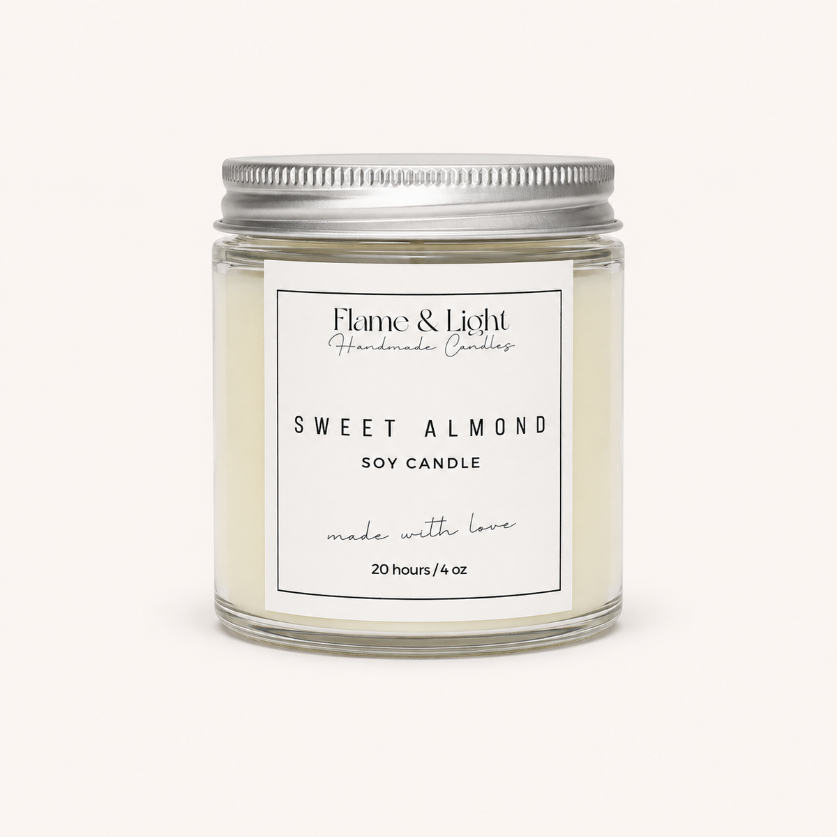 Sweet Almond Candle 4 oz.