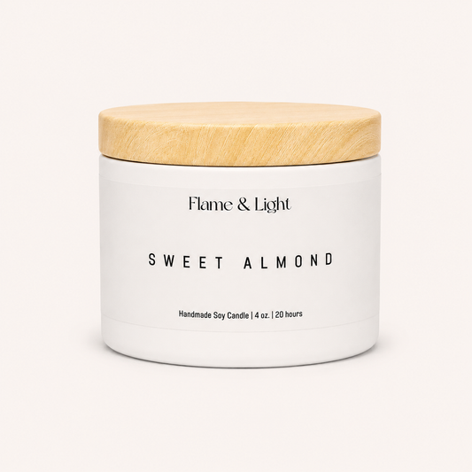 Sweet Almond Candle 4 oz. (Tin Can)