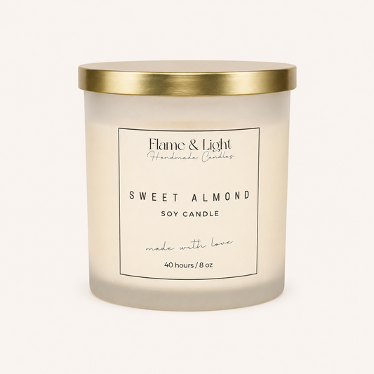 Sweet Almond Candle 8oz.