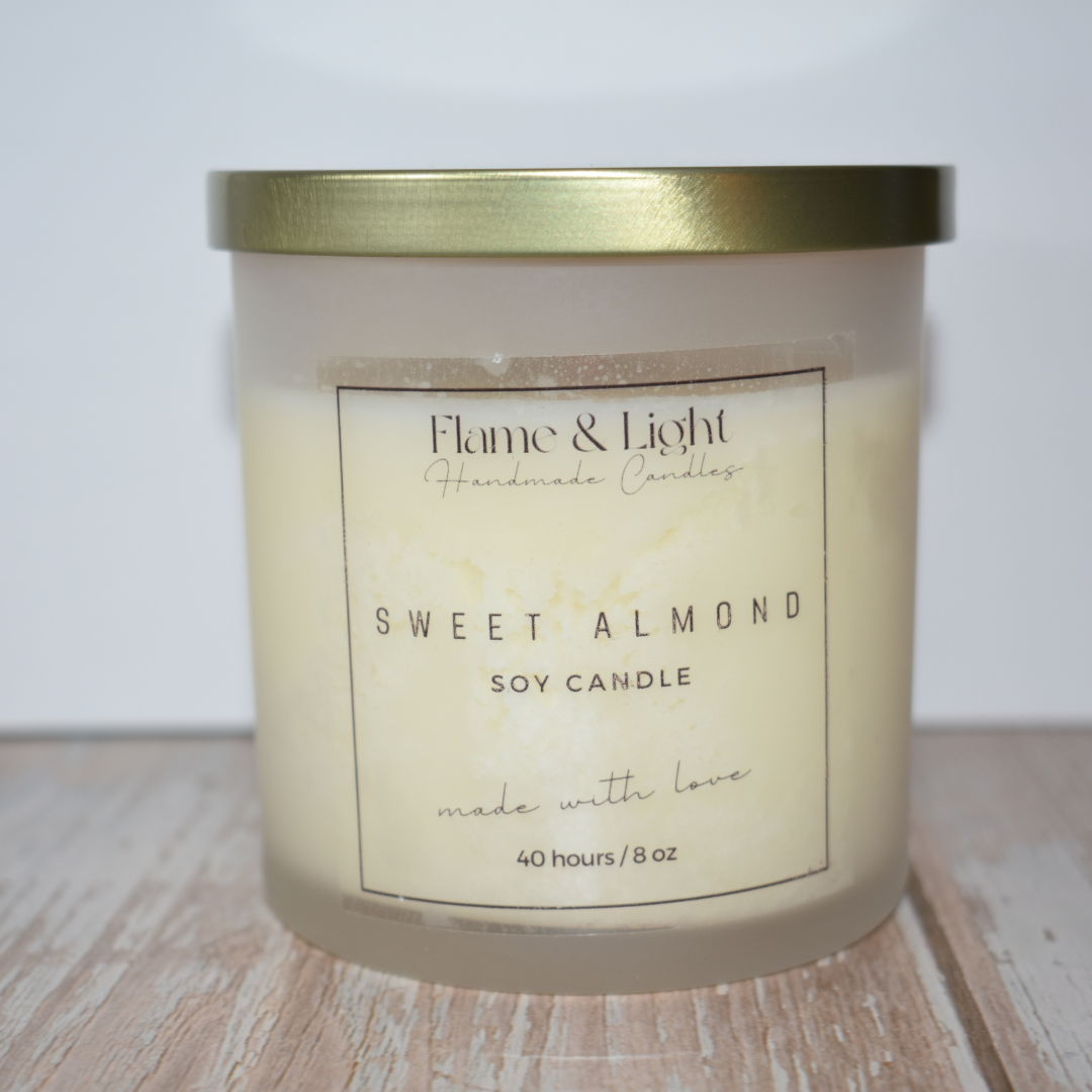 Sweet Almond Candle 8oz.