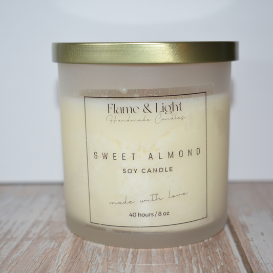 Sweet Almond Candle 8oz.